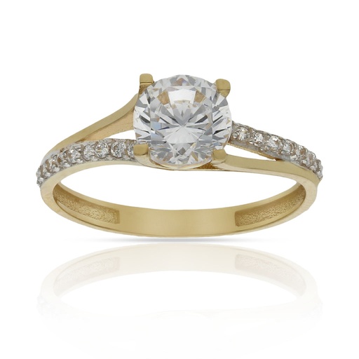 SORTIJA ORO 18KL CIRCONITAS