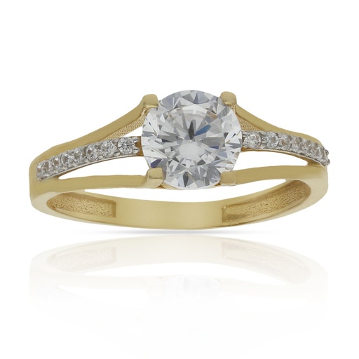 SORTIJA ORO 18KL CIRCONITAS