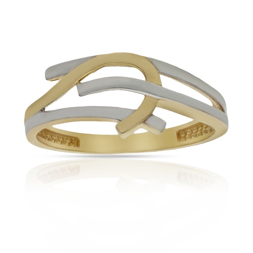 SORTIJA ORO 18KL BICOLOR