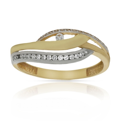 SORTIJA ORO 18KL CIRCONITAS