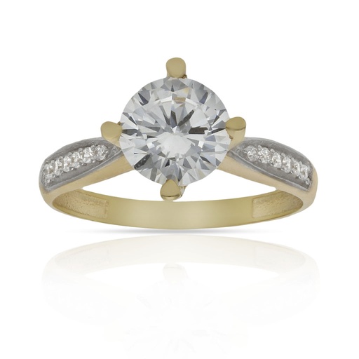 SORTIJA ORO 18KL CIRCONITAS