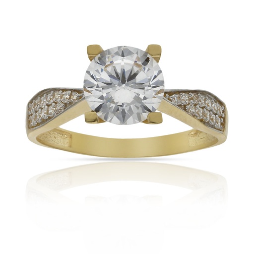 SORTIJA ORO 18KL CIRCONITAS