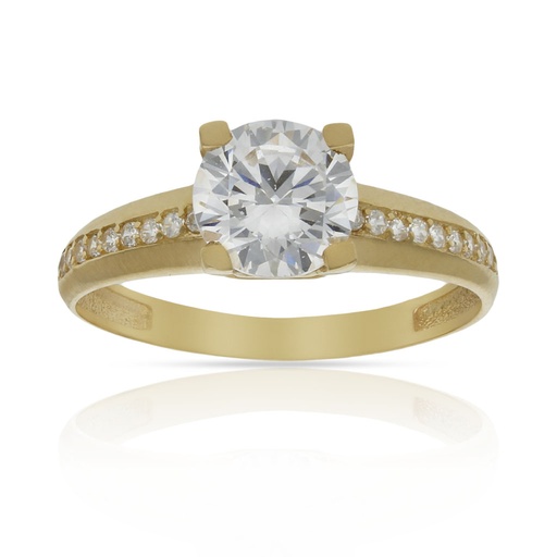 SORTIJA ORO 18KL CIRCONITAS