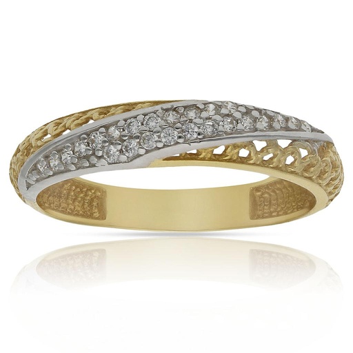 SORTIJA ORO 18KL CIRCONITAS