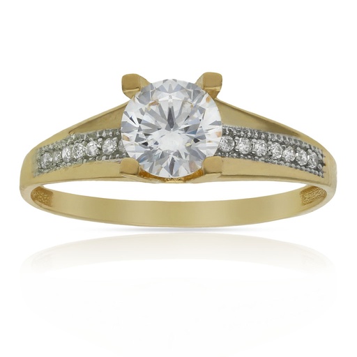 SORTIJA ORO 18KL CIRCONITAS