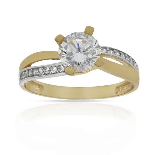 SORTIJA ORO 18KL CIRCONITAS