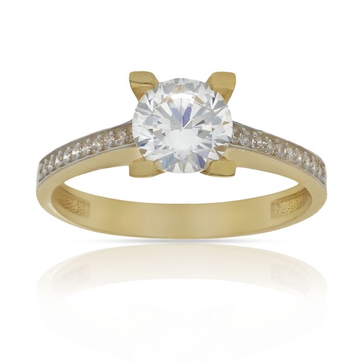 SORTIJA ORO 18KL CIRCONITAS