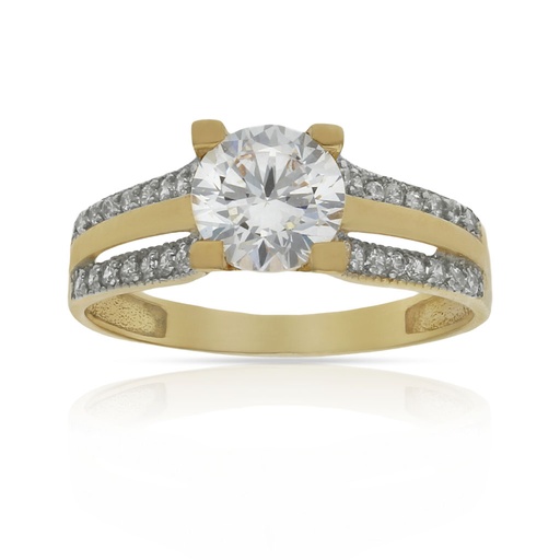 SORTIJA ORO 18KL CIRCONITAS