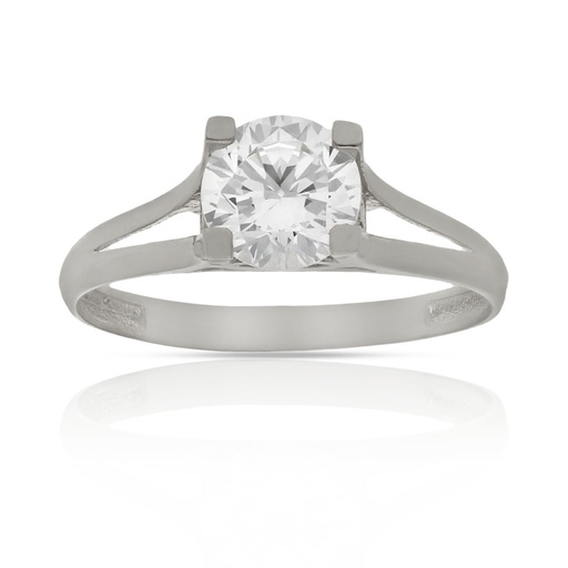 SORTIJA ORO BLANCO 18KL CIRCONITA