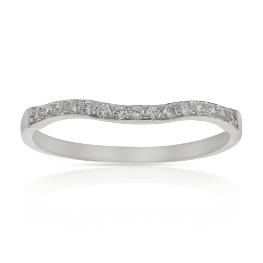 SORTIJA ORO BLANCO 18KL CIRCONITAS