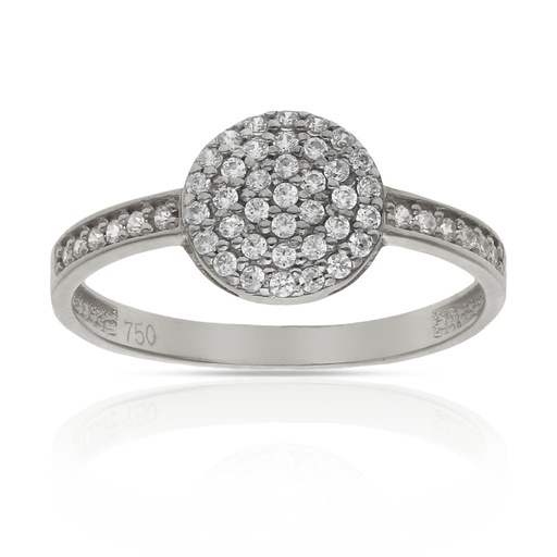 SORTIJA ORO BLANCO 18KL CIRCONITAS