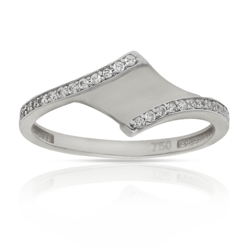 SORTIJA ORO BLANCO 18KL CIRCONITAS