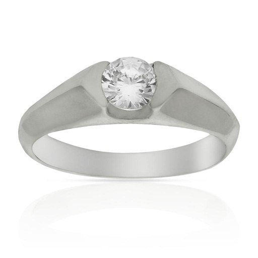 SORTIJA ORO BLANCO 18KL CIRCONITA