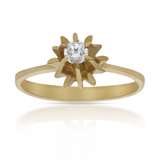 SORTIJA ORO 18KL CIRCONIT