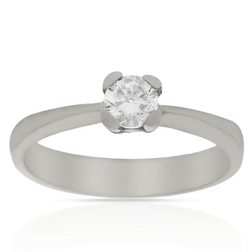 SORTIJA ORO BLANCO 18KL CIRCONITA