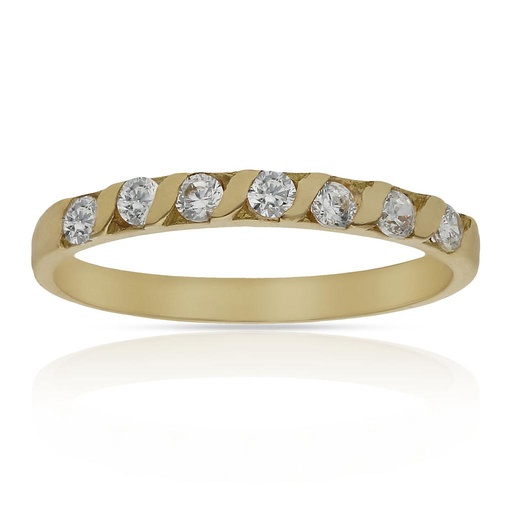 SORTIJA ORO 18KL CIRCONITAS