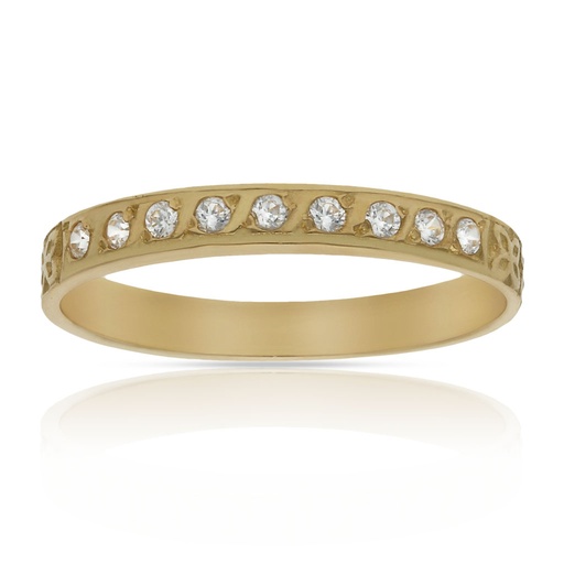 SORTIJA ORO 18KL CIRCONITAS