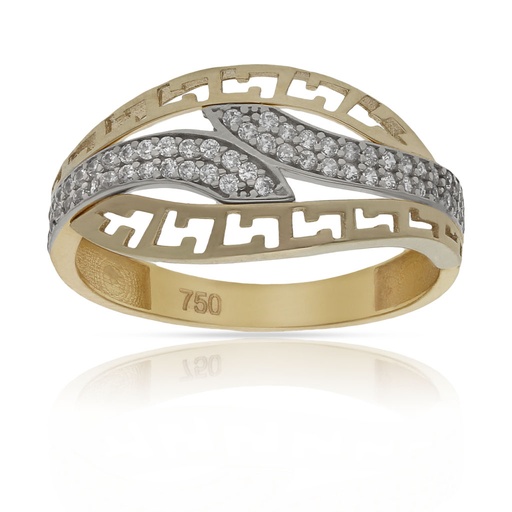 SORTIJA ORO 18KL CIRCONITAS