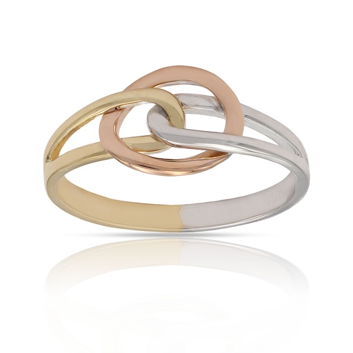 SORTIJA ORO 18KL TRICOLOR