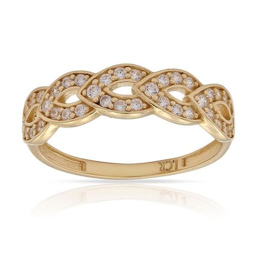 SORTIJA ORO 18KL CIRCONITAS