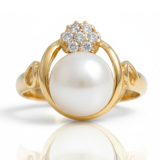 SORTIJA ORO 18KL PERLA JAPONESA