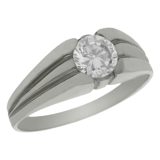 SOLITARIO ORO BLANCO 18KL