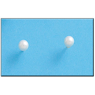 [AG1228] PENDIENTE PLATA 925MM PERLA SHELL - 4MM