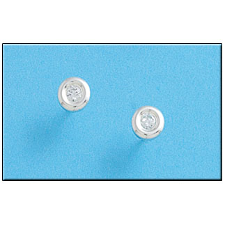 [AG1310] PENDIENTE PLATA 925MM REDONDO PEQUEÑO