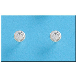 [AG1311] PENDIENTE PLATA 925MM REDONDO GRANDE