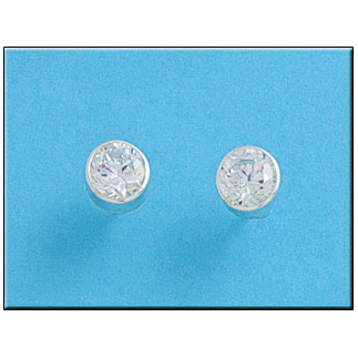 [AG1314] PENDIENTE PLATA 925MM REDONDO 7MM