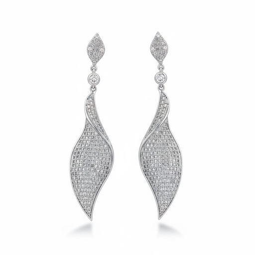 [AG1393] PENDIENTES PLATA 925MM CIRCONITAS