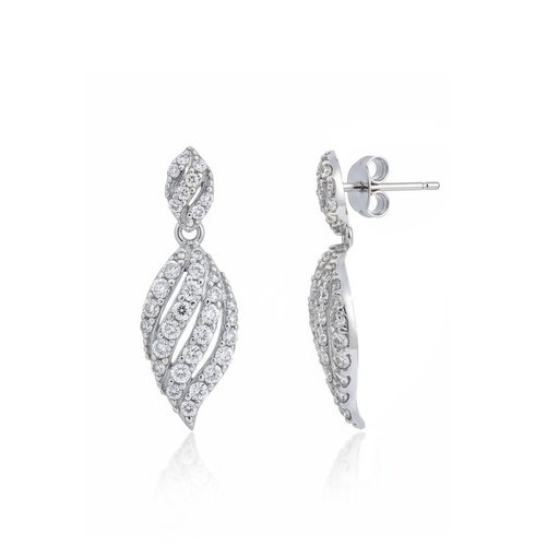 [AG1480] PENDIENTES PLATA 925MM CIRCONITAS