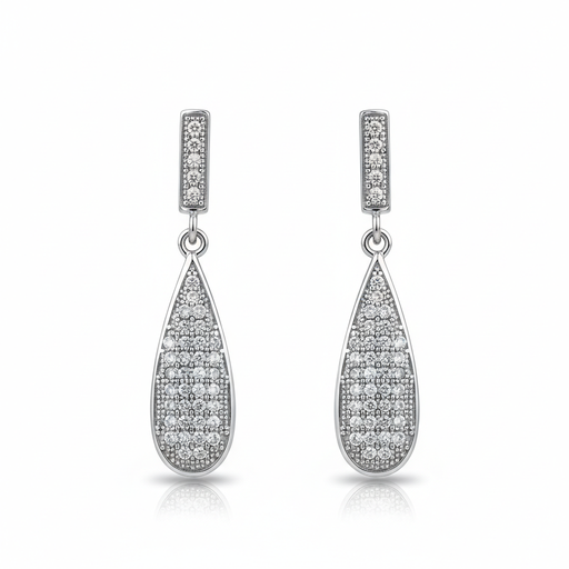[AG1559] PENDIENTES PLATA 925MM CIRCONITAS