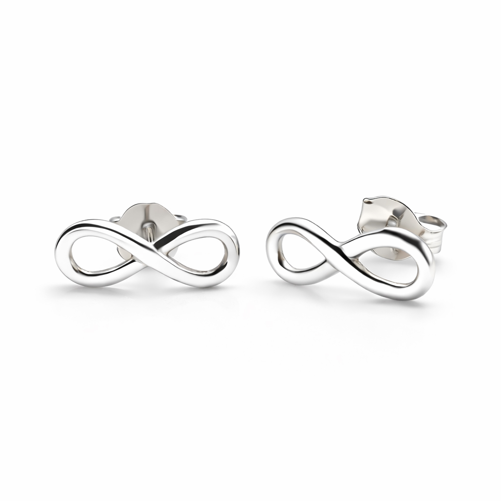 PENDIENTES PLATA 925MM INFINITO - 5x13MM