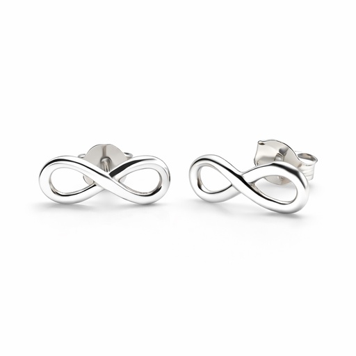 [AG1595] PENDIENTES PLATA 925MM INFINITO - 5x13MM