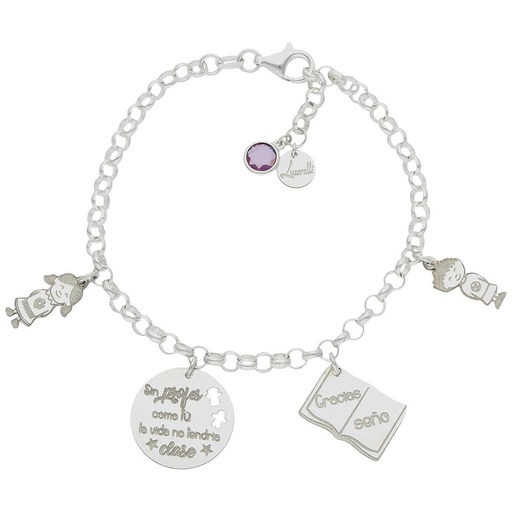 [AG3007] PULSERA MI HISTORIA PLATA 925MM MI PROFE