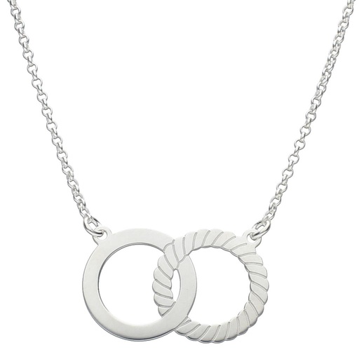 [AG371] GARGANTILLA PLATA 925MM ETERNITY - 16MM