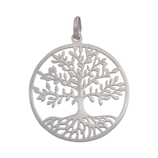 [AG597] COLGANTE PLATA 925MM ARBOL DE LA VIDA - 25MM