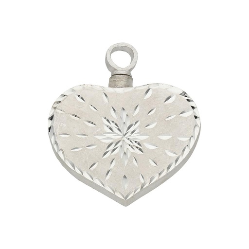 [AG601] GUARDACENIZAS PLATA 925MM CORAZON - 25X29MM