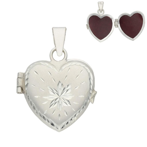 [AG631] GUARDAPELO PLATA 925MM CORAZON - 22X23MM