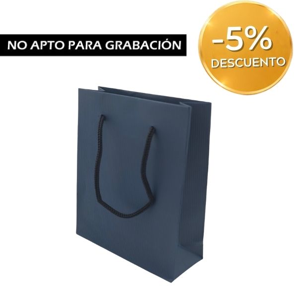 BOLSA PAPEL AZUL 100X40X120 - 100 UNID