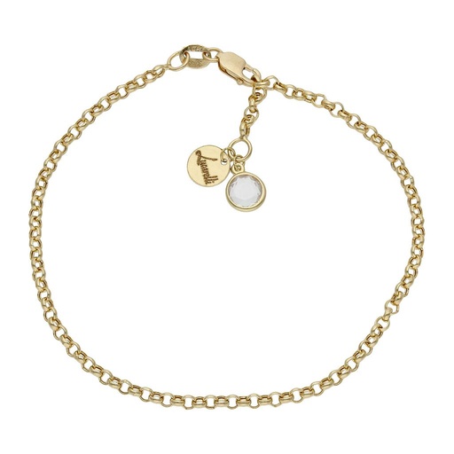 [HT100C] PULSERA MI HISTORIA ORO 18KL 2.50MM - CIRCONITA