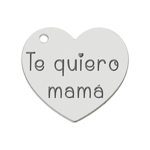 [AG3036] MI HISTORIA - ABALORIO PLATA 925MM CORAZON