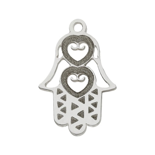 [AG3041] MI HISTORIA - ABALORIO PLATA 925MM MANO FATIMA