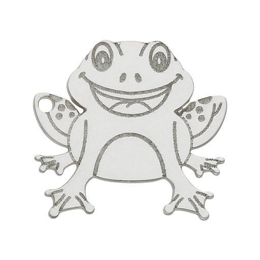 [AG3059] MI HISTORIA - ABALORIO PLATA 925MM RANA