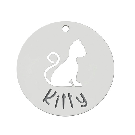 [AG3067] MI HISTORIA - ABALORIO PLATA 925MM GATO