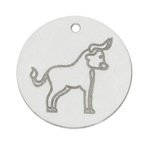 [AG3083] MI HISTORIA - ABALORIO PLATA 925MM HOROSCOPO TAURO