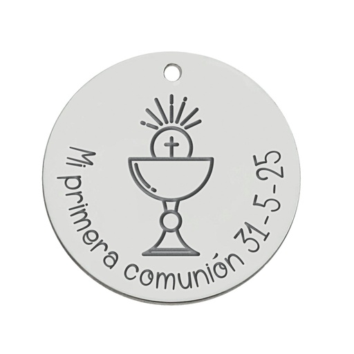 [AG3097] MI HISTORIA - ABALORIO PLATA 925MM COMUNION