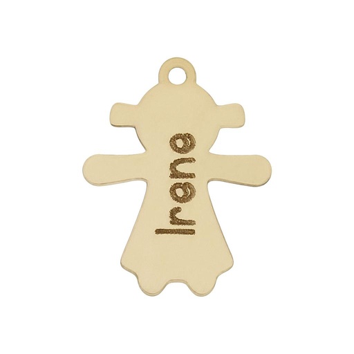 [HT228] MI HISTORIA - ABALORIO ORO 18KL NIÑA