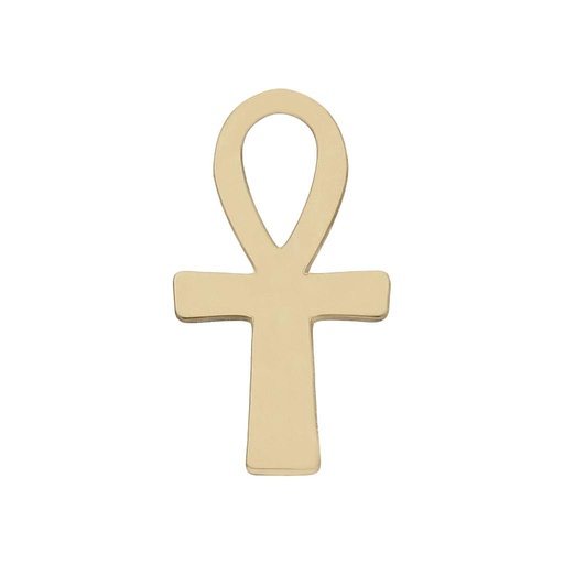 [HT240] MI HISTORIA - ABALORIO ORO 18KL CRUZ VIDA